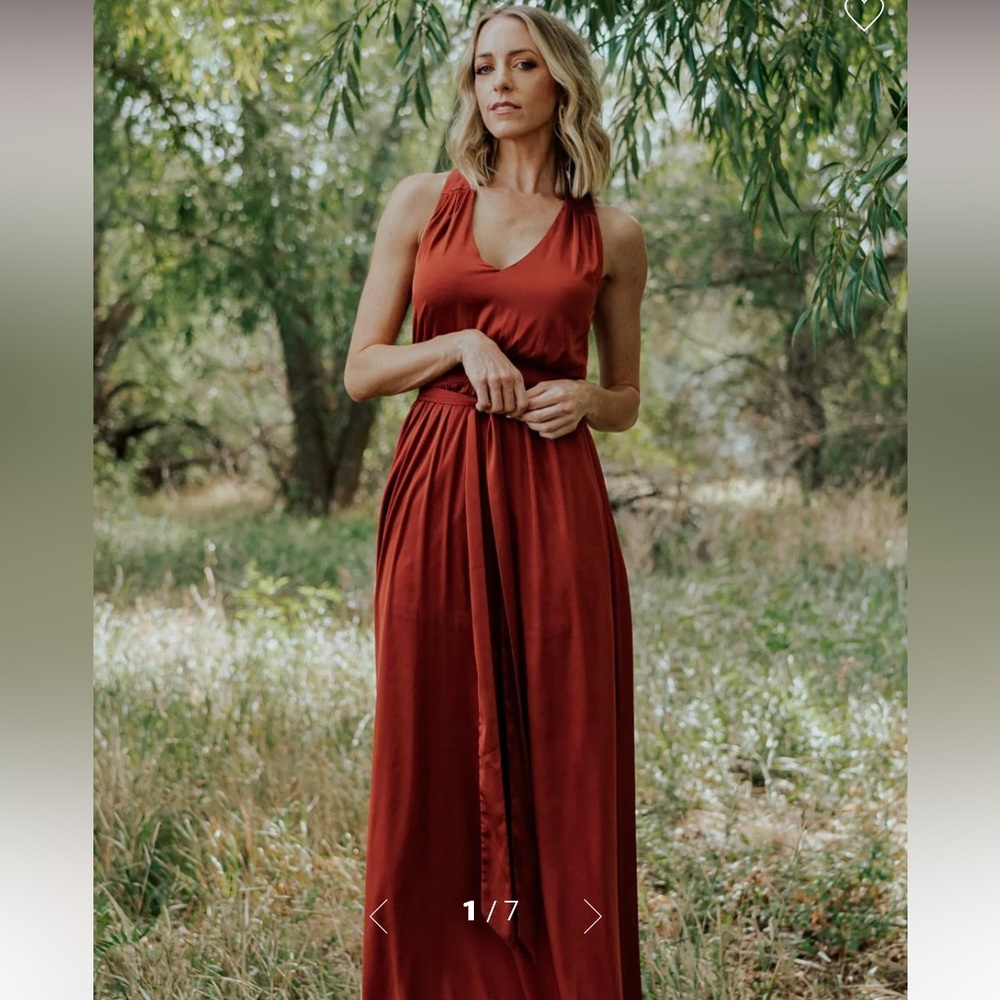 Baltic Born bridesmaid dress M in Rust